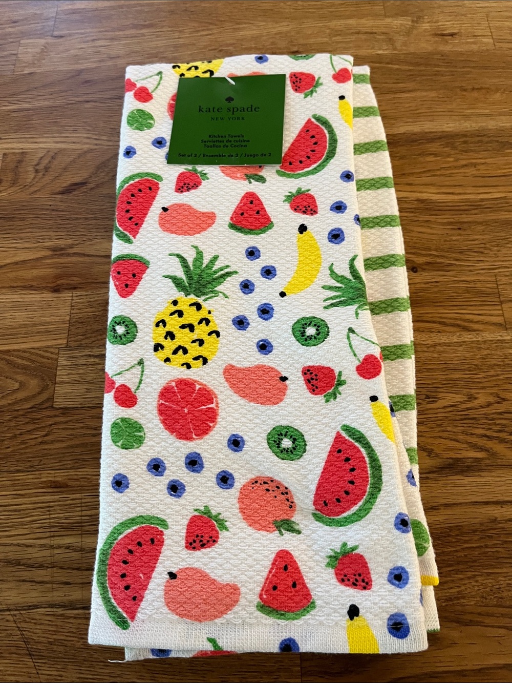 NWT Kate Spade Set Of Two Kitchen Towels